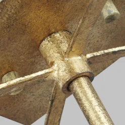 Elstead Deckenlampe Metall E14 36,5 cm breit in Antikgold* Deckenleuchten|Badezimmer Lampe