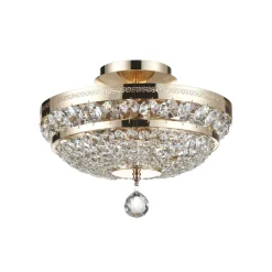 Discount Maytoni Deckenlampe Metall E14 D: 32 cm in Gold antik 3-flammig