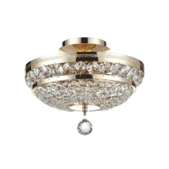 Discount Maytoni Deckenlampe Metall E14 D: 32 cm in Gold antik 3-flammig