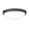 Elstead Deckenlampe Metall Glas D: 34,6 cm rund 2x E27* Deckenleuchten|Flurlampen