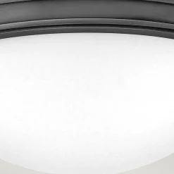 Elstead Deckenlampe Metall Glas D: 34,6 cm rund 2x E27* Deckenleuchten|Flurlampen