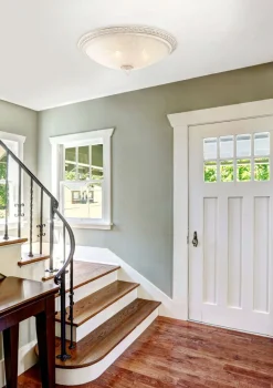 Maytoni Deckenlampe Metall Glas E27 rund D: 35 cm 3-flammig