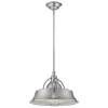 Elstead Deckenlampe Metall Glas in Nickel Industrie Design E27* Deckenleuchten|Flurlampen