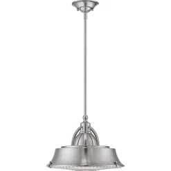 Elstead Deckenlampe Metall Glas in Nickel Industrie Design E27* Deckenleuchten|Flurlampen