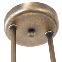 Steinhauer Deckenlampe Metall Glas in Bronze Creme 112 cm blendarm* Deckenleuchten|Badezimmer Lampe