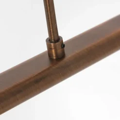 Steinhauer Deckenlampe Metall Glas in Bronze Creme inkl. G9 4-flmg* Deckenleuchten|Badezimmer Lampe