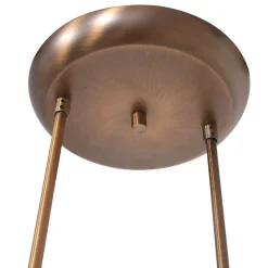 Steinhauer Deckenlampe Metall Glas in Bronze Creme inkl. G9 4-flmg* Deckenleuchten|Badezimmer Lampe