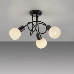 Best Just Light Deckenlampe Metall Glas L:38 cm inkl E14 dekorativ