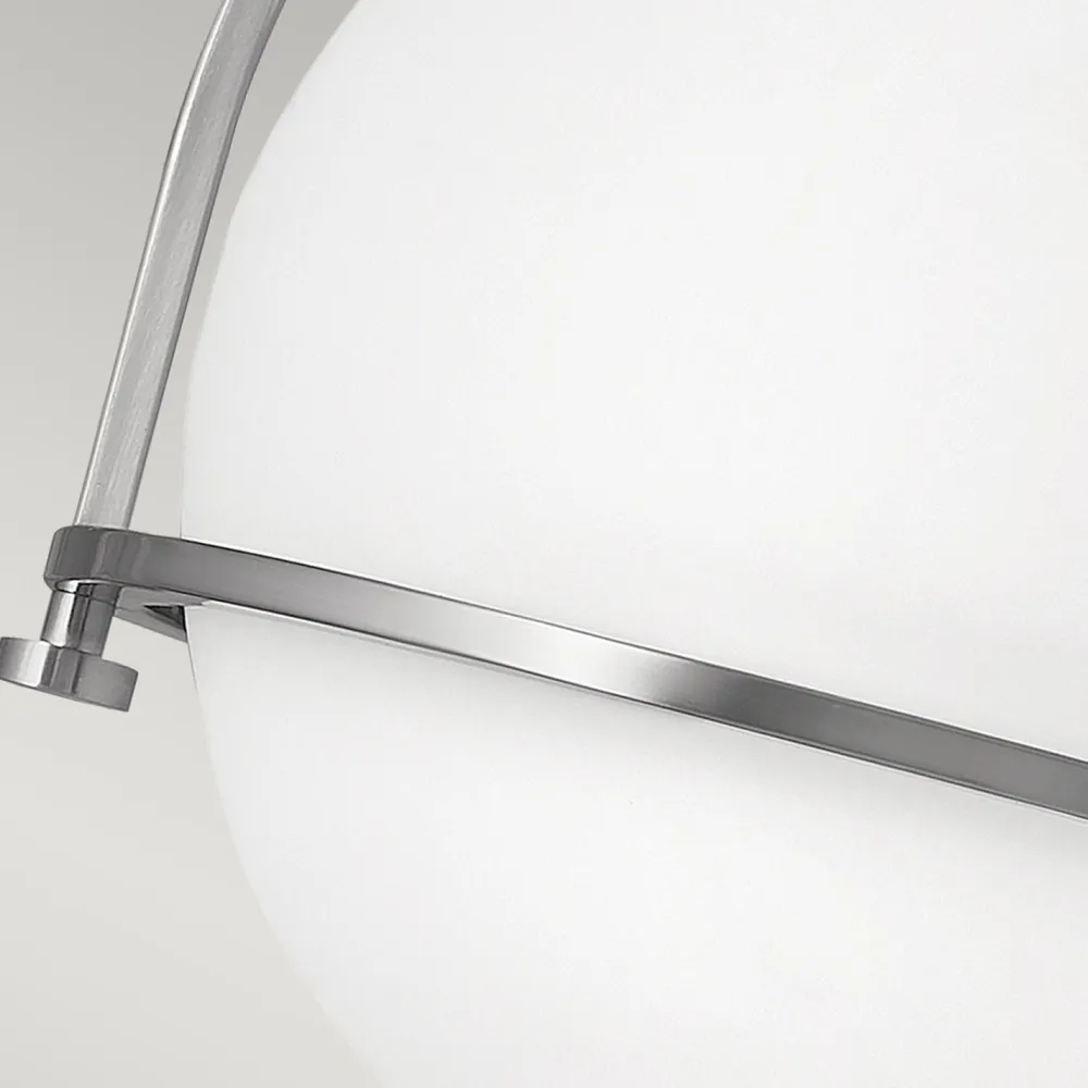 Sale Elstead Deckenlampe Metall Glas rund Ø 28,2 cm E27 Kugel Schirm