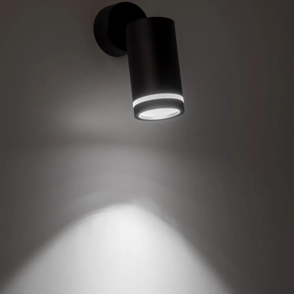 TK Lighting Deckenlampe Metall GU10 Ø 5,5 cm H: 13,5 cm schwenkbar* Spots|Badezimmer Lampe