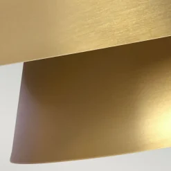 New Elstead Deckenlampe Metall in Messing Ø46cm Mid Century