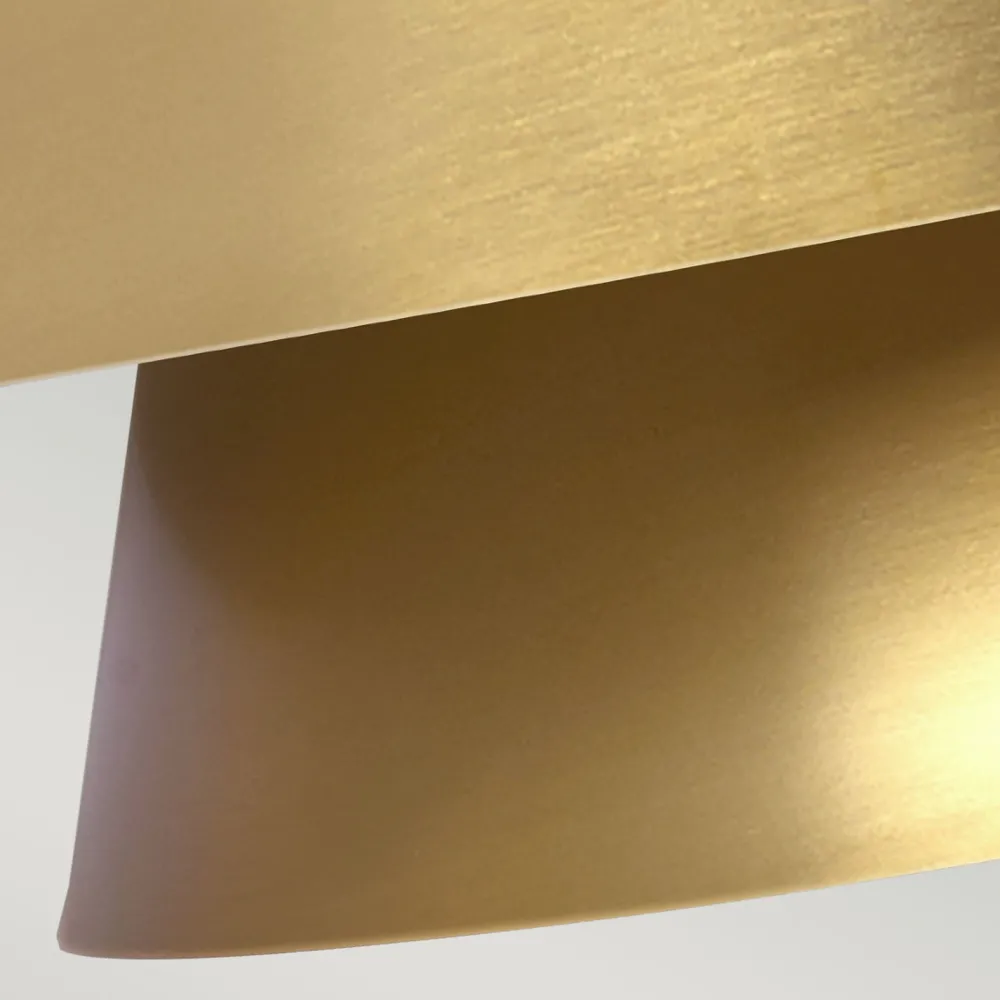 New Elstead Deckenlampe Metall in Messing Ø46cm Mid Century