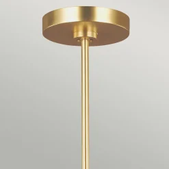 Sale Elstead Deckenlampe Metall in Weiß Messing Ø81cm Retro