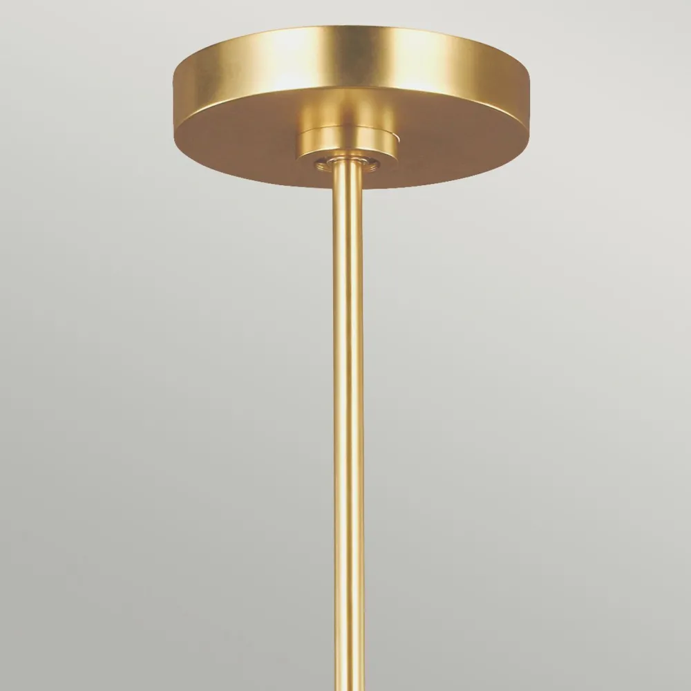 Sale Elstead Deckenlampe Metall in Weiß Messing Ø81cm Retro