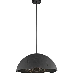 Discount Elstead Deckenlampe Metall Industrial Design Ø49,5cm OLATILA