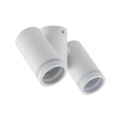 Outlet TK Lighting Deckenlampe Metall Weiß verstellbar L: 17 cm GU10 2-flammig