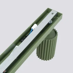 Sollux Deckenlampe Modern 117 cm lang GU10 6-flammig schwenkbar Grün* Flurlampen|Wohnzimmerlampen