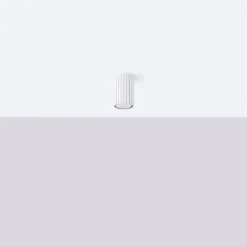 Sollux Deckenlampe Modern klein H: 10 cm Ø 6,5 cm Weiß Aufputz* Flurlampen|Wohnzimmerlampen