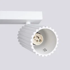 Sollux Deckenlampe Modern Weiß 117 cm schwenkbar 6x GU10 Aluminium* Flurlampen|Wohnzimmerlampen