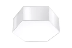 Sollux Deckenlampe Modern Weiß flach blendarm 2x E27* Wohnzimmerlampen|Moderne Lampen