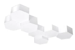 Sollux Deckenlampe Modern Weiß flach blendarm 2x E27* Wohnzimmerlampen|Moderne Lampen