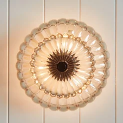 Elstead Deckenlampe Rauchglas D: 29,7 cm E14 3-flammig* Deckenleuchten|Flurlampen