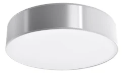 Sollux Deckenlampe rund Ø 55 cm Grau 4x E27 blendarm ATISS* Deckenleuchten|Flurlampen