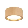 Discount TK Lighting Deckenlampe rund Ø 9,5 cm H: 4,5 cm Aufputz GX53 Holz