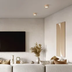 Discount TK Lighting Deckenlampe rund Ø 9,5 cm H: 4,5 cm Aufputz GX53 Holz