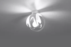 Clearance Sollux Deckenlampe rund Ø 16 cm Kugel Modern Metall E27