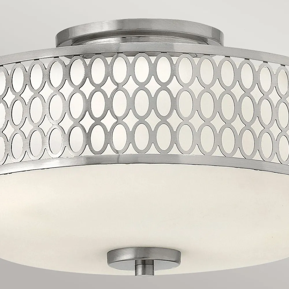 Elstead Deckenlampe rund Ø 38,3 cm Metall Glas blendarm 3x E27* Deckenleuchten|Flurlampen