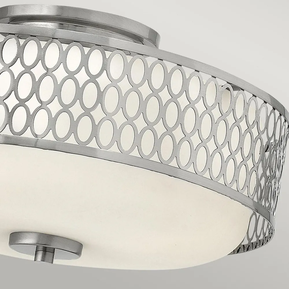 Elstead Deckenlampe rund Ø 38,3 cm Metall Glas blendarm 3x E27* Deckenleuchten|Flurlampen