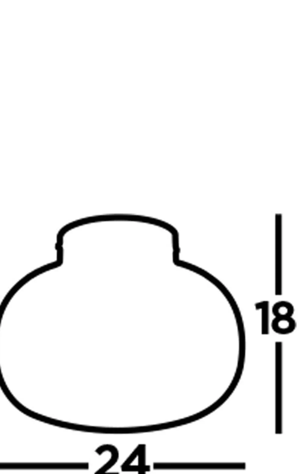 Hot Searchlight Deckenlampe rund Ø 24 cm Schwarz Weiß Glas Metall E27