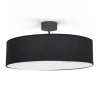 Discount Nowodvorski Deckenlampe rund Ø 50 cm Stoff Schirm 3x E27 blendarm