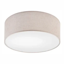 Clearance Lamkur Deckenlampe rund Stoff blendarm E27 Ø 35 cm flach WALTER