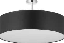 TK Lighting Deckenlampe Schwarz Chrom Ø60cm Wohnzimmer Leuchte* Deckenleuchten|Bürolampen