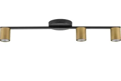 Sigma Deckenlampe Schwarz Gold GU10 Metall Zylinder stilvoll* Deckenleuchten|Flurlampen