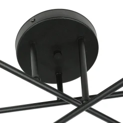 Emibig Deckenlampe Schwarz Graphit E14 Glas Metall* Glaslampen|Retro Lampen