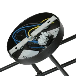 Emibig Deckenlampe Schwarz Graphit E14 Glas Metall* Glaslampen|Retro Lampen