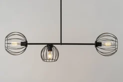 Sigma Deckenlampe Schwarz Metall E27 Retro Design RASHA* Deckenleuchten|Kugellampen