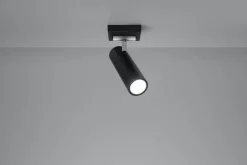 Sollux Deckenlampe Schwarz Modern Metall GU10 DUCCIA* Spots|Wandleuchten