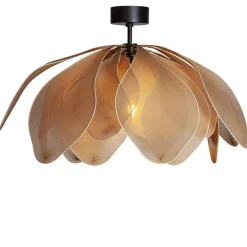 Discount By Rydéns Deckenlampe Stoff Metall B: 80 cm biegsam in Natur E27