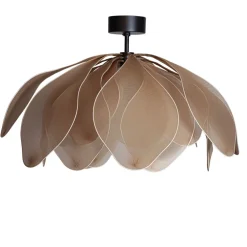 Discount By Rydéns Deckenlampe Stoff Metall B: 80 cm biegsam in Natur E27