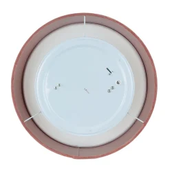 Searchlight Deckenlampe Stoff Samt rund Ø 38 cm H: 10 cm Rosa 2x E27* Wohnzimmerlampen|Schlafzimmer Lampen