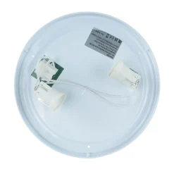 Searchlight Deckenlampe Stoff Samt rund Ø 38 cm H: 10 cm Rosa 2x E27* Wohnzimmerlampen|Schlafzimmer Lampen