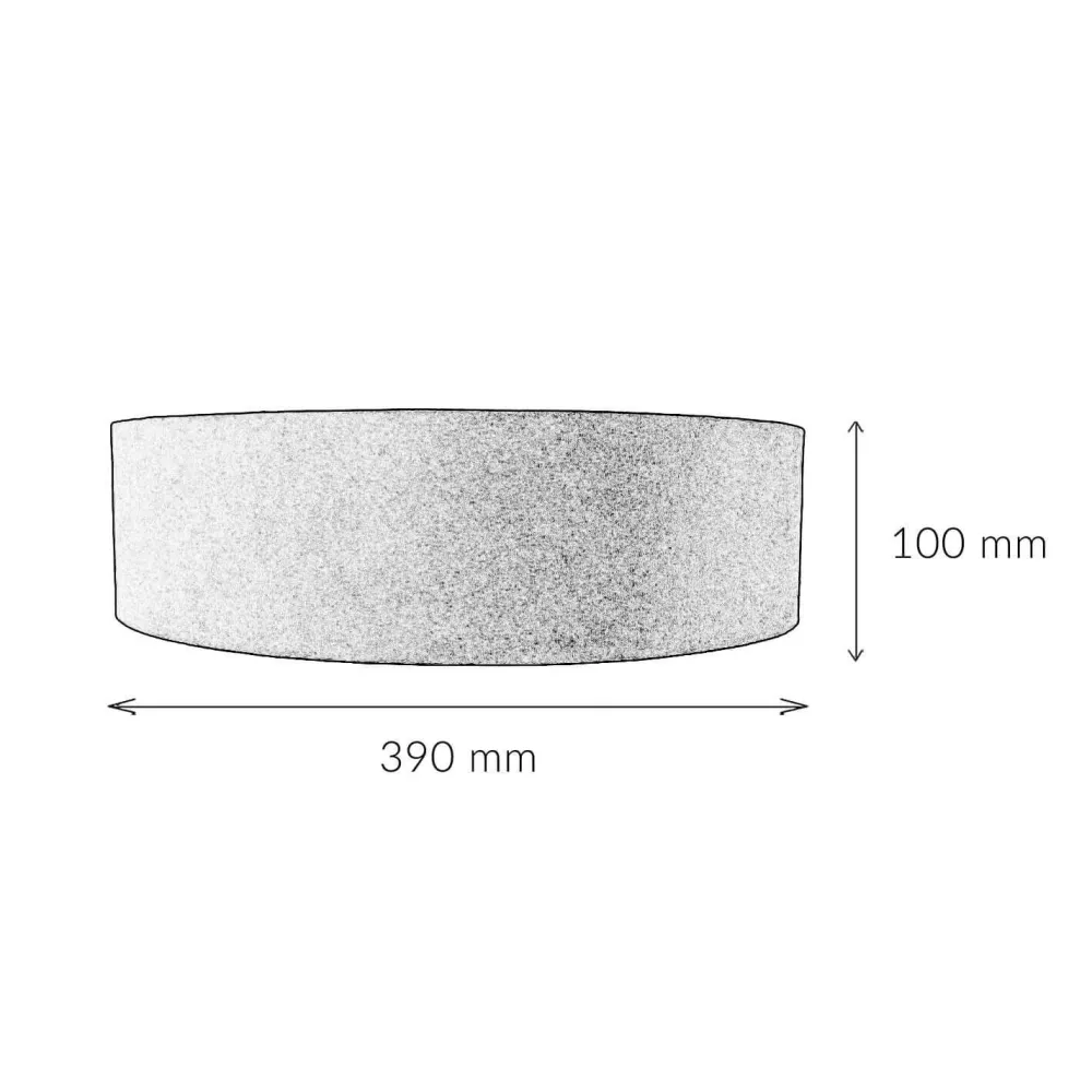 Searchlight Deckenlampe Stoff Samt rund Ø 38 cm H: 10 cm Rosa 2x E27* Wohnzimmerlampen|Schlafzimmer Lampen