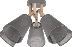 TK Lighting Deckenlampe VAIO Grau 5-flmg* Moderne Lampen|Wohnzimmerlampen