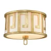 Elstead Deckenlampe Vintage Mediterran in Creme Gold AIROSO* Deckenleuchten|Schlafzimmer Lampen