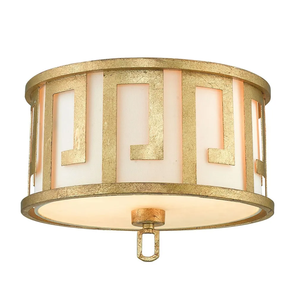 Elstead Deckenlampe Vintage Mediterran in Creme Gold AIROSO* Deckenleuchten|Schlafzimmer Lampen
