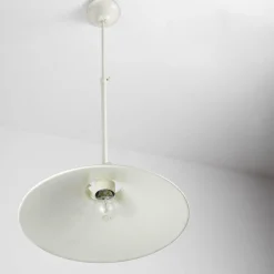 Giovanni Battista Deckenlampe Weiß Gold Shabby Chic aus Echt-Messing* Deckenleuchten|Esszimmer Lampen